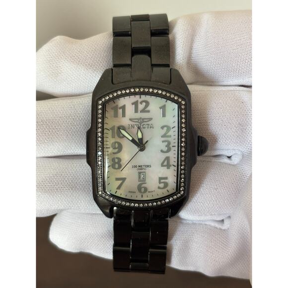 Limited Edition Black INVICTA Wild Flower Diamond Women Watch 4705 - Picture 1 of 6